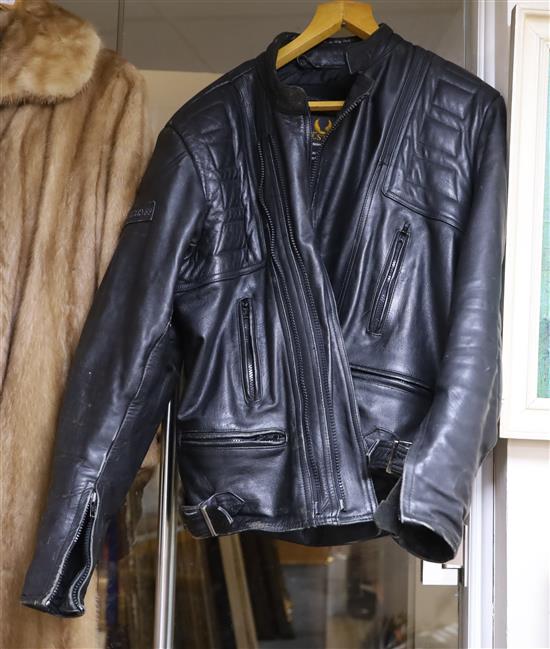 A Belstaff motorcycle jacket (Size 48)